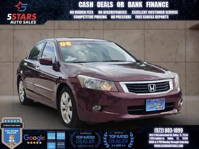 2008 Honda Accord 3.5 EX-L for sale in Dallas, TX