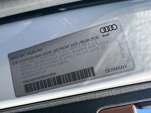 2021 Audi A4 Premium 40 TFSI quattro S tronic