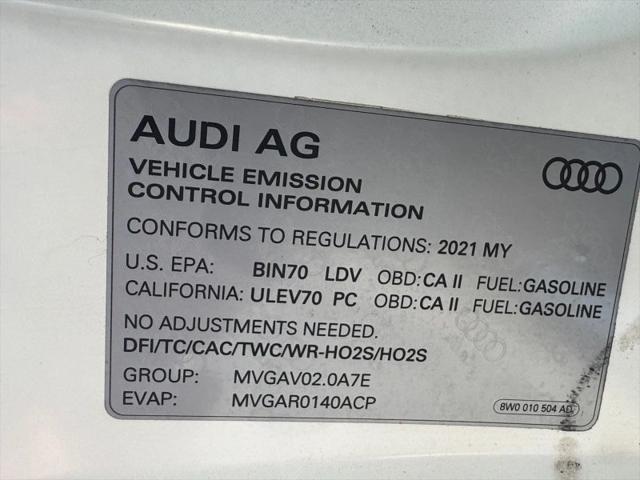 2021 Audi A4 Premium 40 TFSI quattro S tronic