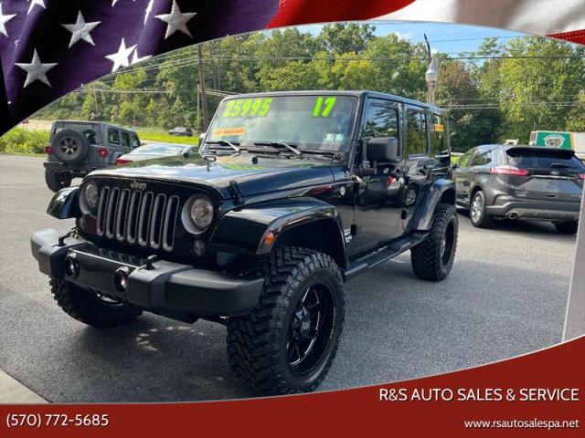 2017 Jeep Wrangler Unlimited Sahara 4x4 for sale in Linden, PA