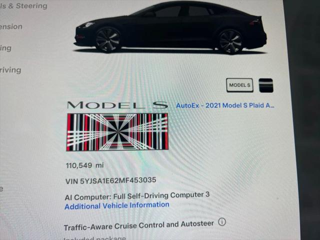 2021 Tesla Model S Plaid Tri Motor All-Wheel Drive