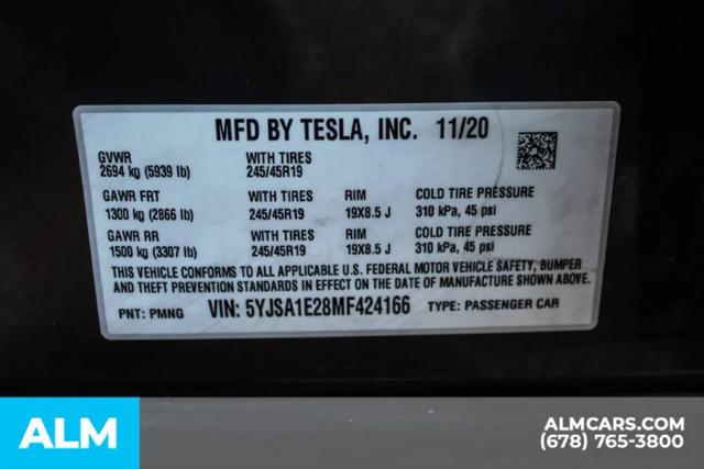 2021 Tesla Model S Long Range Plus Dual Motor All-Wheel Drive