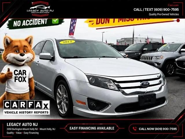 2012 Ford Fusion SEL for sale in Westampton Township, NJ