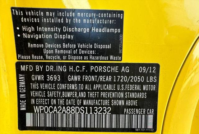 2013 Porsche Boxster Base
