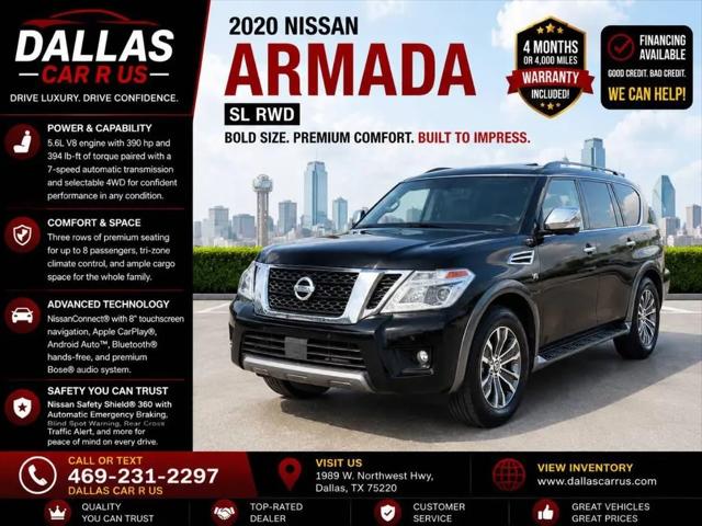 2020 Nissan Armada SL 2WD for sale in Dallas, TX