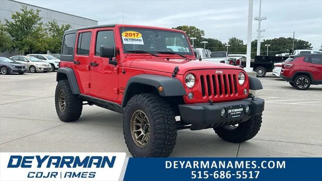 2017 Jeep Wrangler Unlimited Sport 4x4 for sale in Ames, IA
