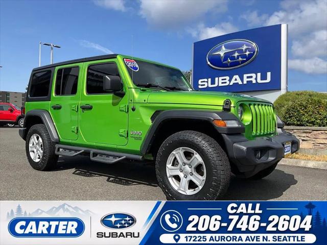 2019 Jeep Wrangler Unlimited Sport S 4x4 for sale in Seattle, WA