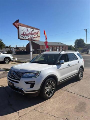 2018 Ford Explorer Platinum for sale in OKLAHOMA CITY, OK
