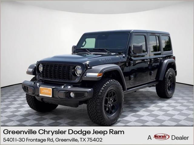 2026 Jeep Wrangler 4-Door Willys 4x4 for sale in Greenville, TX