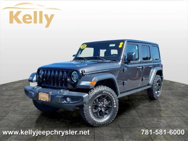 2022 Jeep Wrangler Unlimited Willys 4x4 for sale in Lynnfield, MA