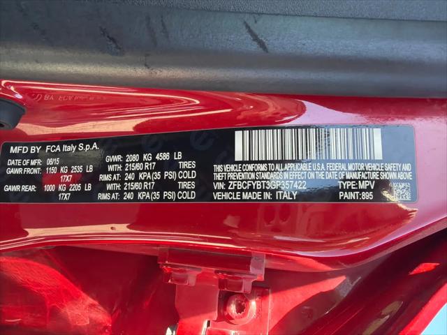 2016 Fiat 500X Easy