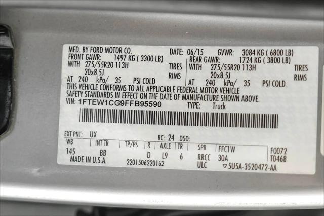 2015 Ford F-150 Platinum