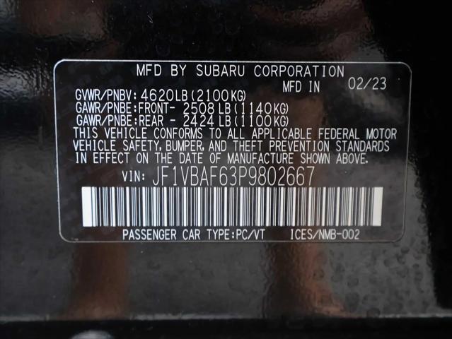 2023 Subaru WRX Premium