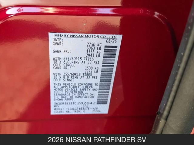 2026 Nissan Pathfinder SV