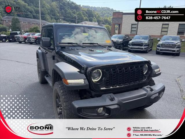 2024 Jeep Wrangler 2-Door Willys 4x4 for sale in Boone, NC