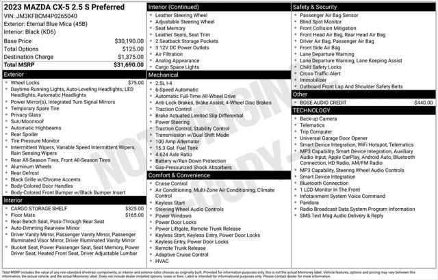 2023 Mazda CX-5 2.5 S Preferred