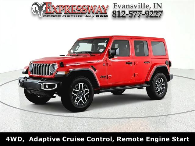 2025 Jeep Wrangler 4-Door Sahara 4x4 for sale in Evansville, IN