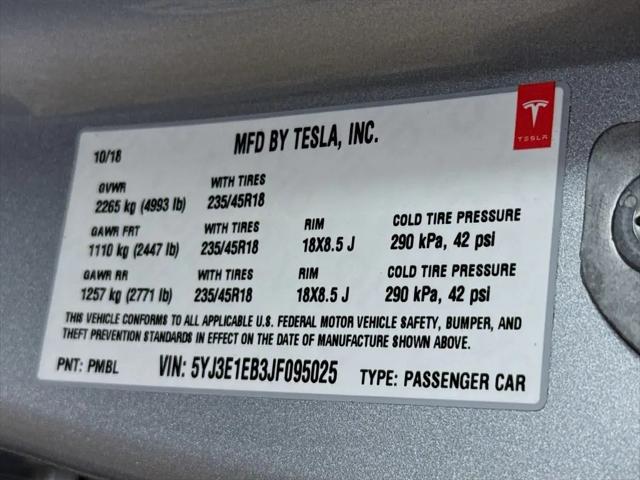 2018 Tesla Model 3 Long Range