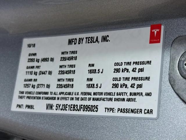 2018 Tesla Model 3 Long Range