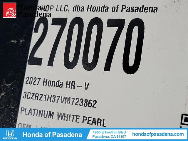 2027 Honda HR-V LX 2WD