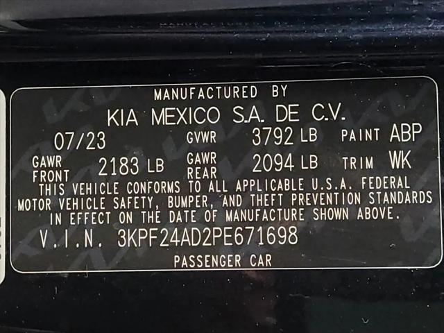 2023 Kia Forte LXS