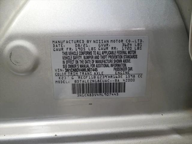 2021 Nissan Versa S Xtronic CVT