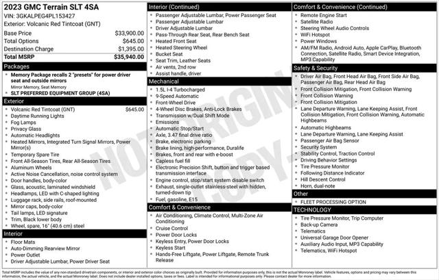 2023 GMC Terrain FWD SLT