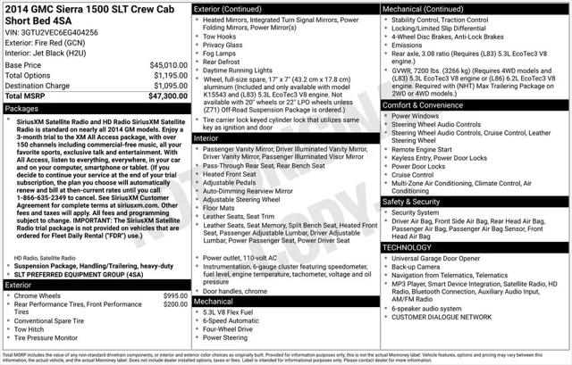 2014 GMC Sierra 1500 SLT