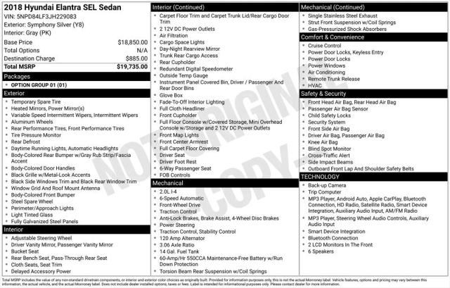 2018 Hyundai Elantra SEL for sale in Huntsville, AL