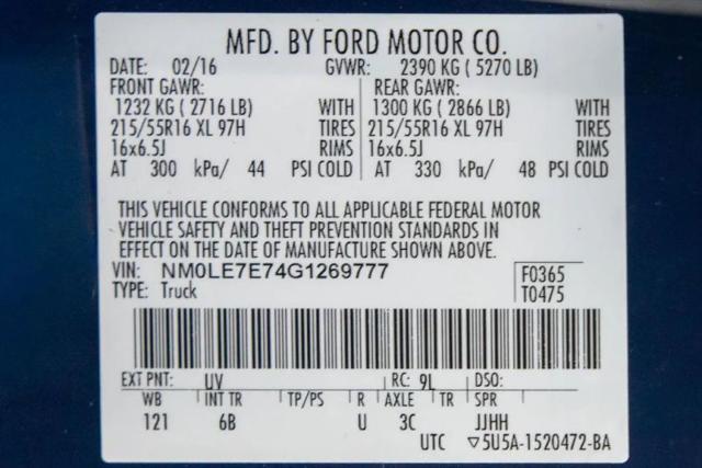 2016 Ford Transit Connect XL
