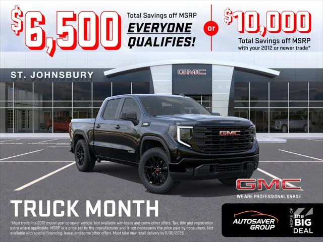 2026 GMC Sierra 1500 Crew Cab, Short Bed, Elevation, 4WD for sale in Saint Johnsbury, VT