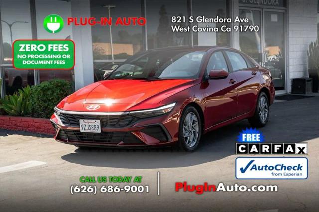 2025 Hyundai Elantra Hybrid Blue for sale in West Covina, CA