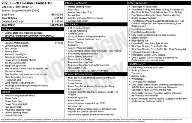 2023 Buick Envision Essence AWD