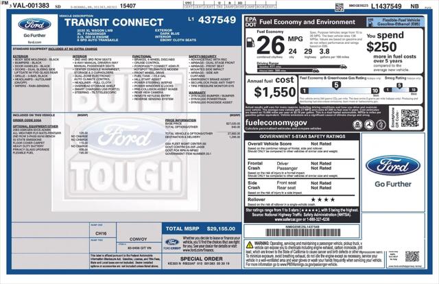 2020 Ford Transit Connect XL Passenger Wagon