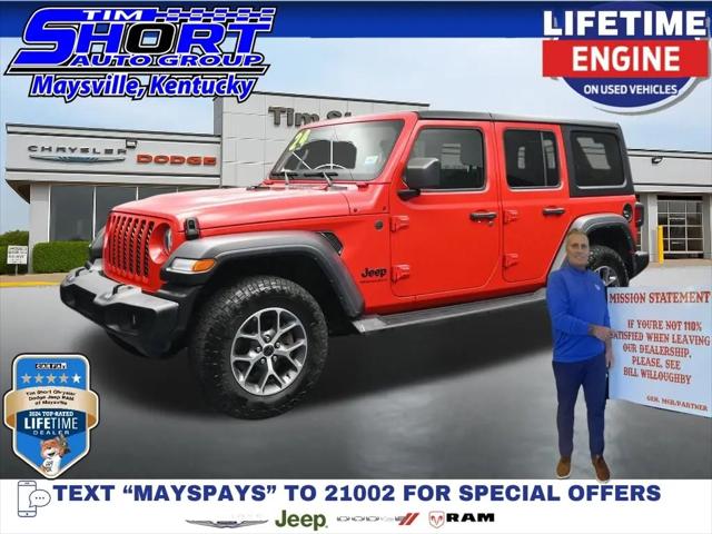2024 Jeep Wrangler 4-Door Sport S 4x4 for sale in Maysville, KY