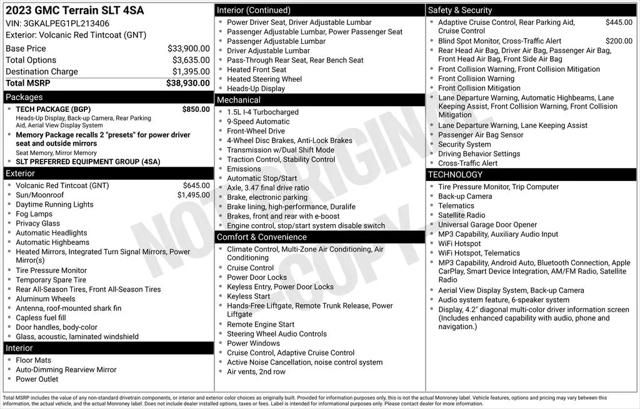 2023 GMC Terrain FWD SLT