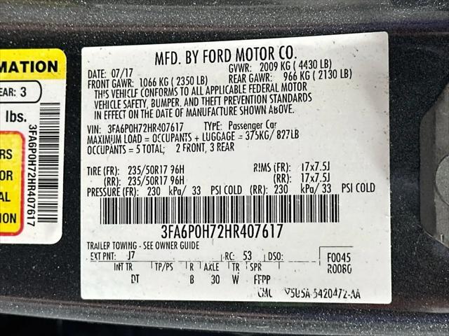 2017 Ford Fusion SE