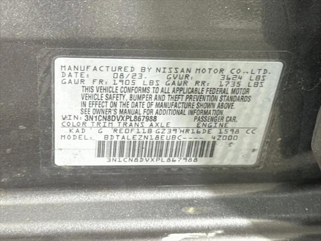 2023 Nissan Versa 1.6 S Xtronic CVT