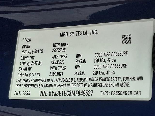 2021 Tesla Model 3 Performance