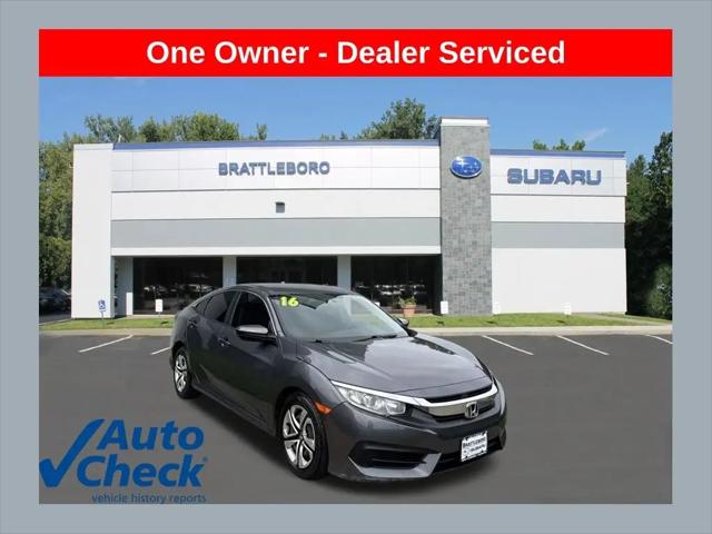 2016 Honda Civic LX for sale in Brattleboro, VT