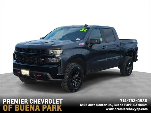 2022 Chevrolet Silverado 1500 4WD Crew Cab Short Bed Custom Trail Boss for sale in Buena Park, CA