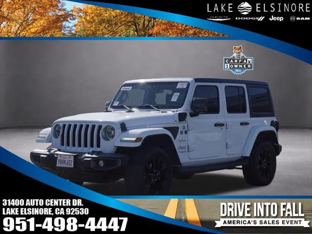 2022 Jeep Wrangler 4xe Unlimited Sahara 4x4 for sale in Lake Elsinore, CA