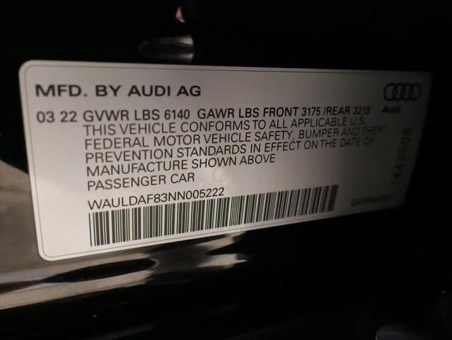 2022 Audi A8 L 55 TFSI quattro Tiptronic