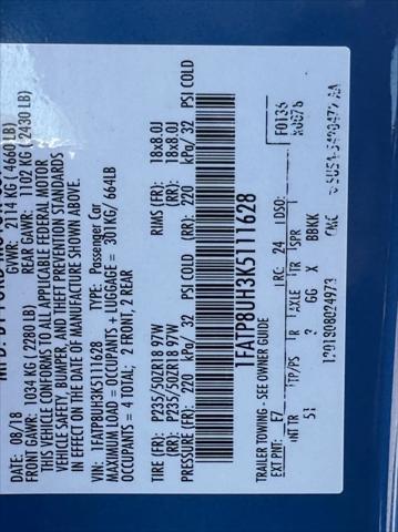 2019 Ford Mustang EcoBoost Premium