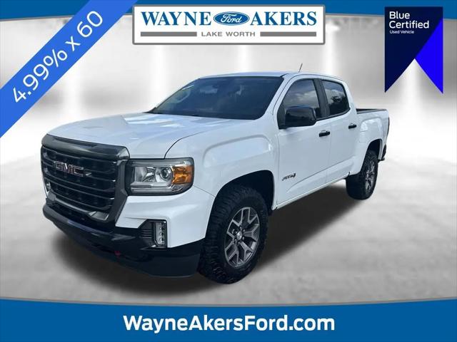 2021 GMC Canyon 4WD Crew Cab Short Box AT4 - Leather for sale in Lake Worth, FL