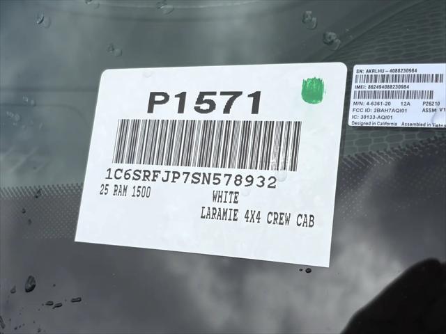 2025 Ram 1500 Laramie Crew Cab 4x4 57 Box