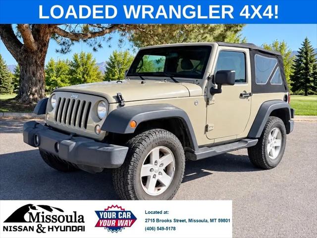 2017 Jeep Wrangler Sport 4x4 for sale in Missoula, MT