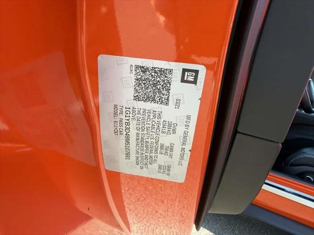 2021 Chevrolet Corvette Stingray RWD Convertible 2LT
