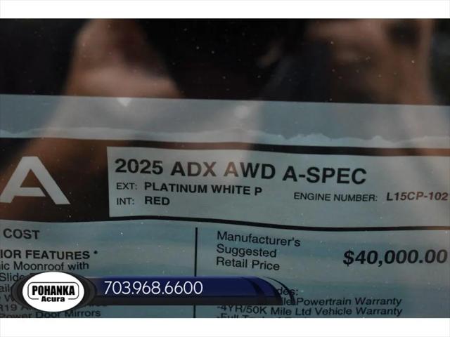 2025 Acura ADX A-Spec