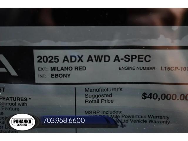 2025 Acura ADX A-Spec